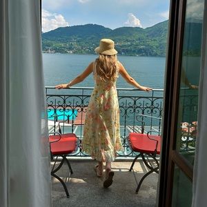 WORN ONCE* BY ANTHROPOLOGIE RUFFLED EYELET DRESS